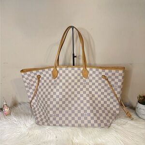 Louis Vuitton Damier AZUR Tote GM size